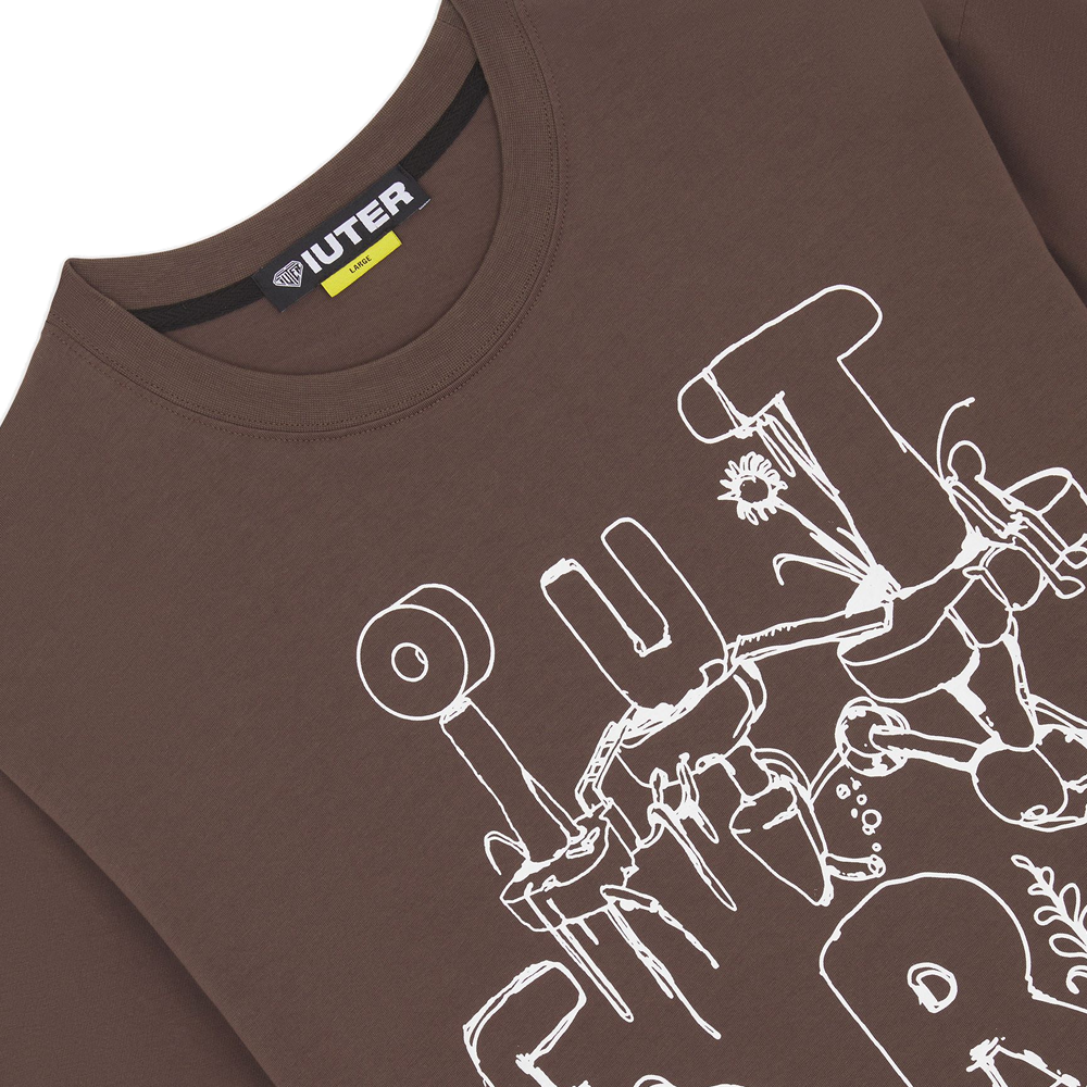 Iuter Plants Tee - Brown