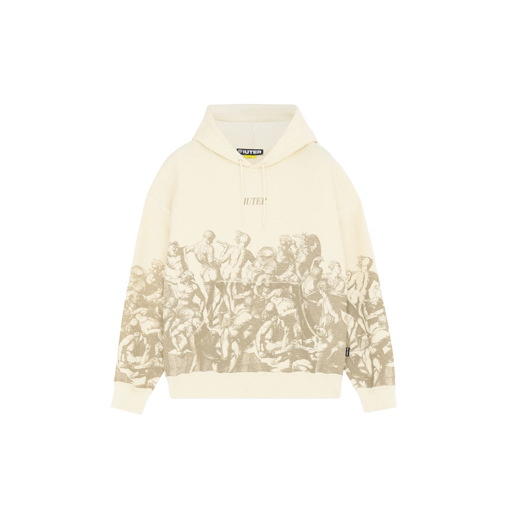 Iuter Battle reverse hoodie - Ivory