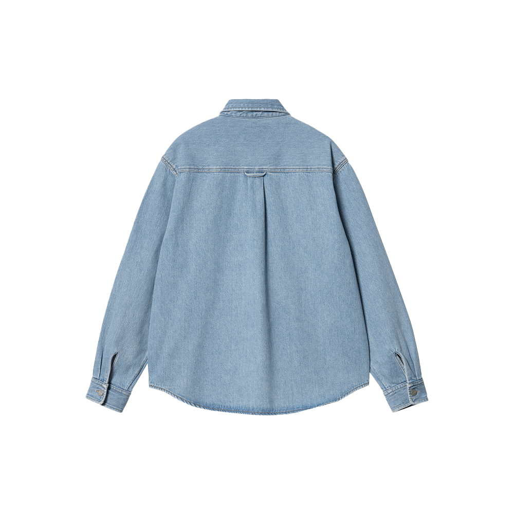 Carhartt WIP Harvey Shirt Jac - Blue (Stone bleached)