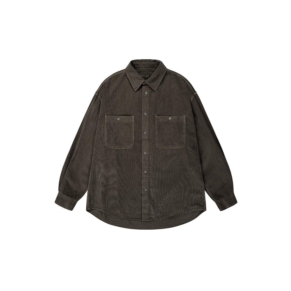 Kappy Pigment corduroy shirt - brown