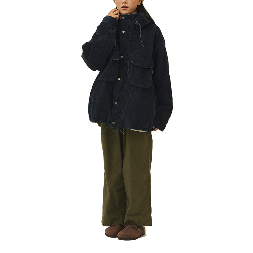 Kappy Corduroy Mountain jacket - Navy