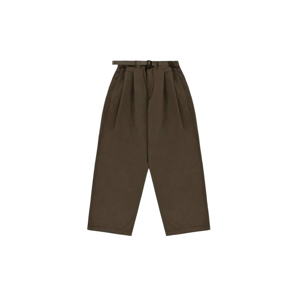Kappy Two Tuck Wide Pant - Brown