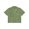 Kappy Pigment half shirts jacket - Moss Green