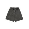Kappy Pigment vertical Half Pants - Charcoal