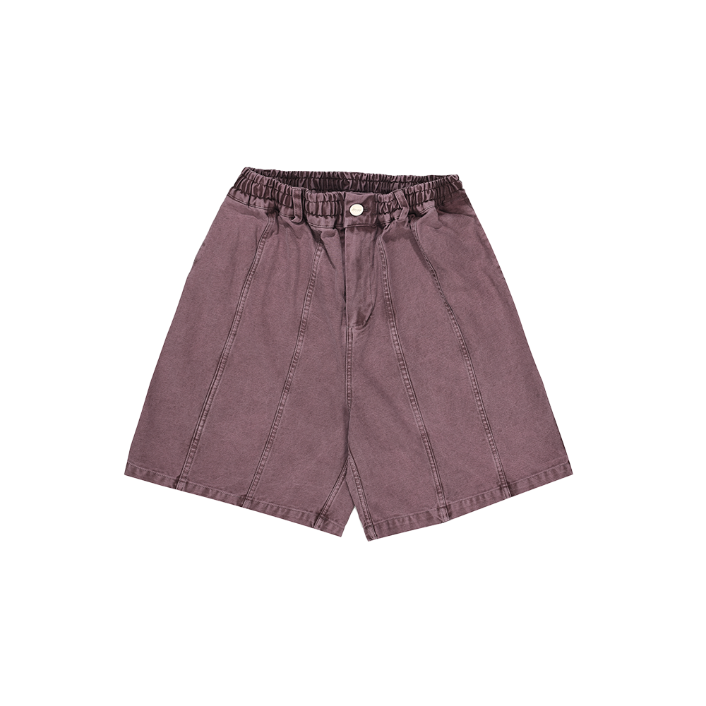Kappy Pigment vertical Half Pants - Purple