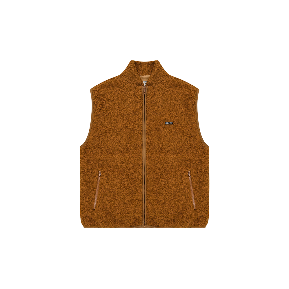 Kappy Fleece zipper vest - Orange