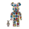 Bearbrick 400%+100% Keith Haring 9