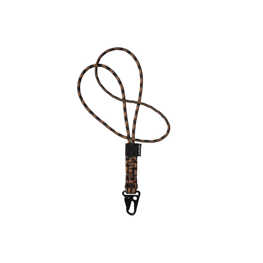 Carhartt WIP Rope Keychain - Hamilton Brown / Black