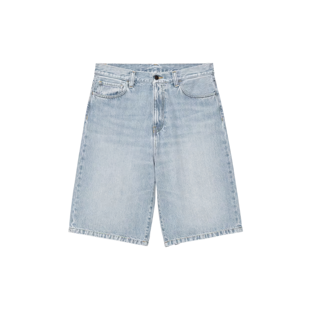 Carhartt WIP Langdon Short - Blue heavy worn bleached