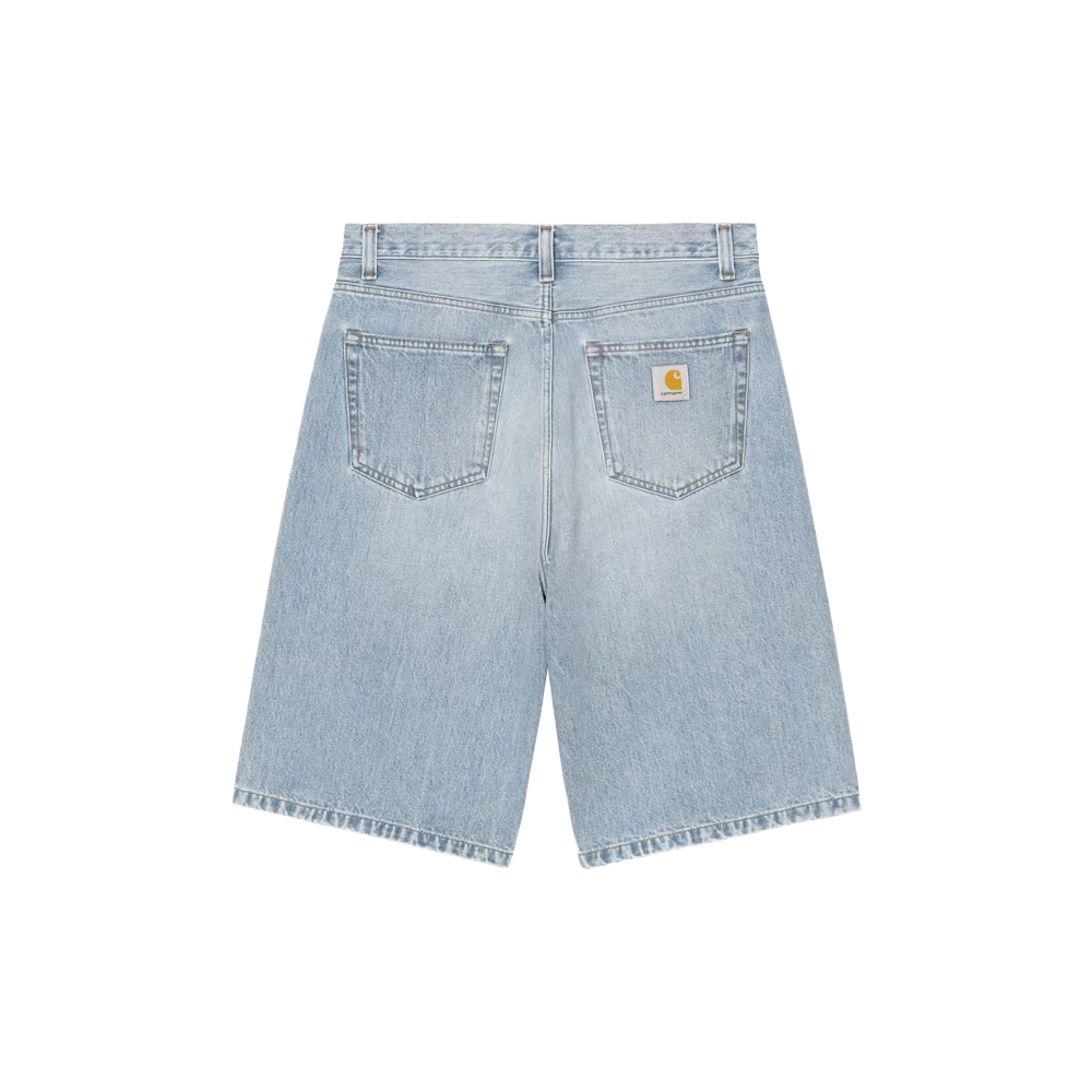 Carhartt WIP Langdon Short - Blue heavy worn bleached