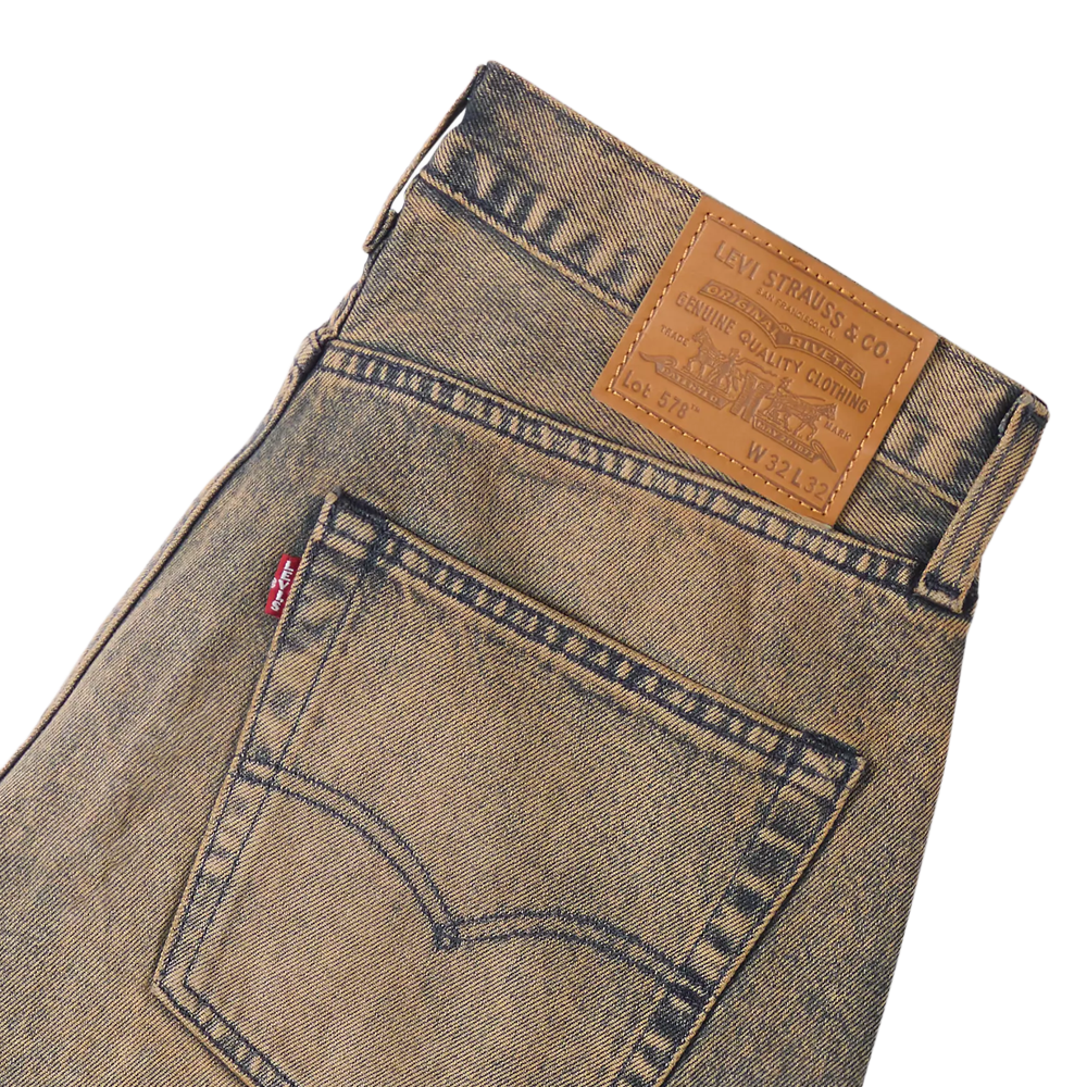 Levi's 578 Baggy - Long Drive Home Over Dye Orange