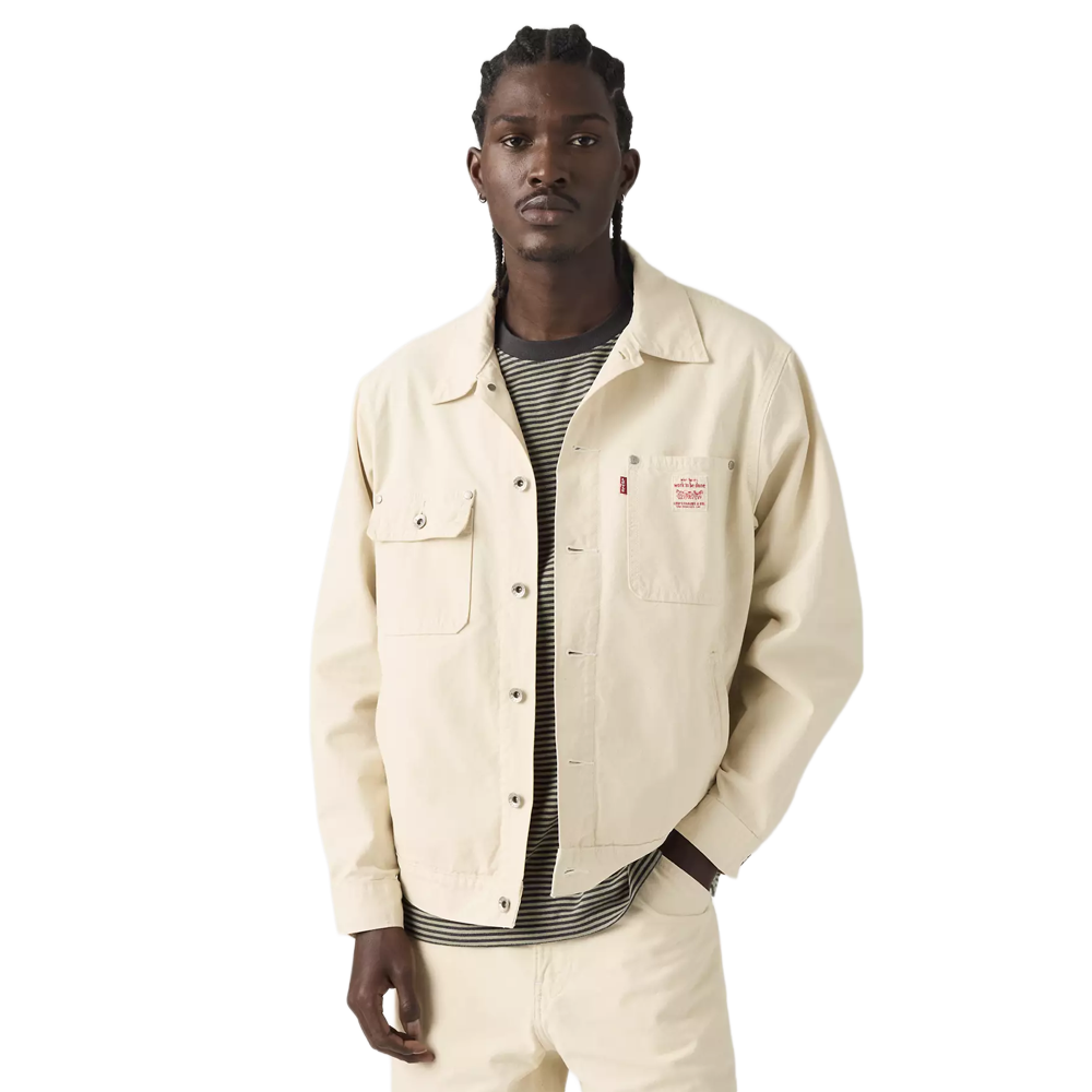 Levi's Sunrise trucker jacket - Undyed Ecru Greige