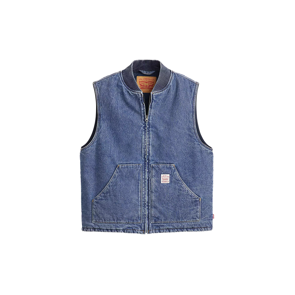 Levi's Sansome Gilet - Tiger'S Eye - Get Involved T - Blu