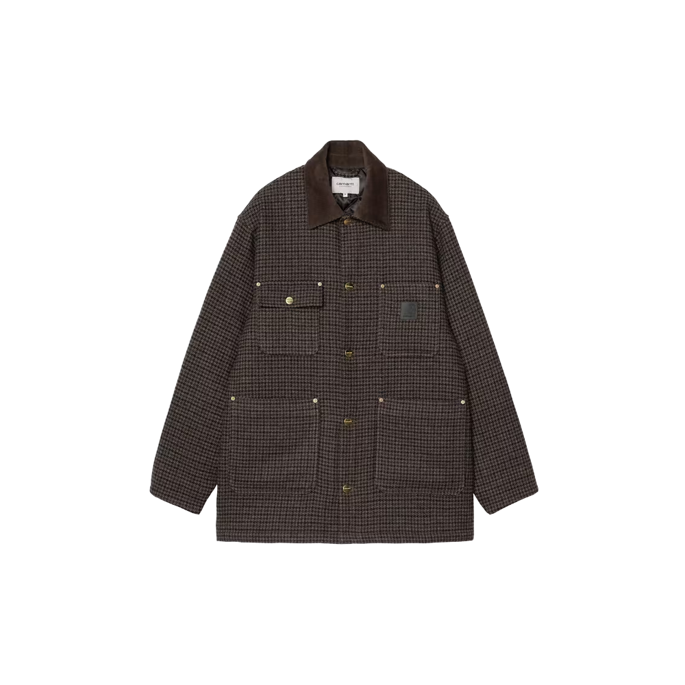 Carhartt WIP Lowis Chore Coat - Lowis Houndstooth, Vitola Heather
