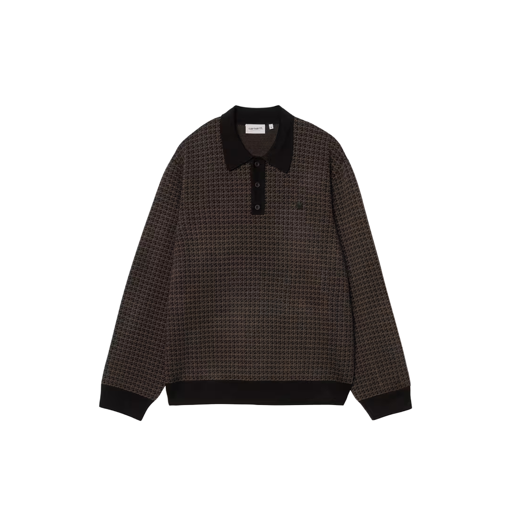 Carhartt WIP L/S Lowis Polo - Vitola Heather