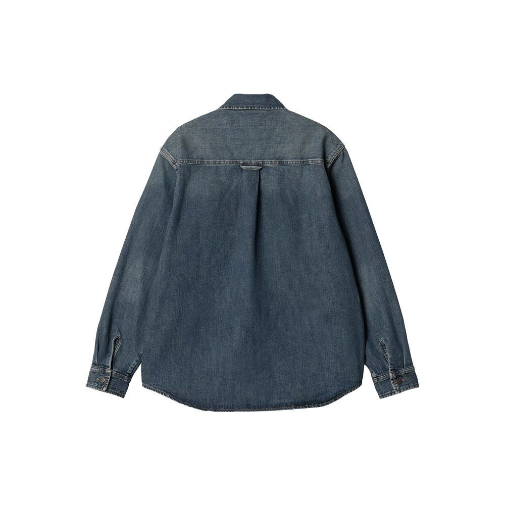 Carhartt WIP Lincoln Shirt Jac - Blue (Worn Used wash)