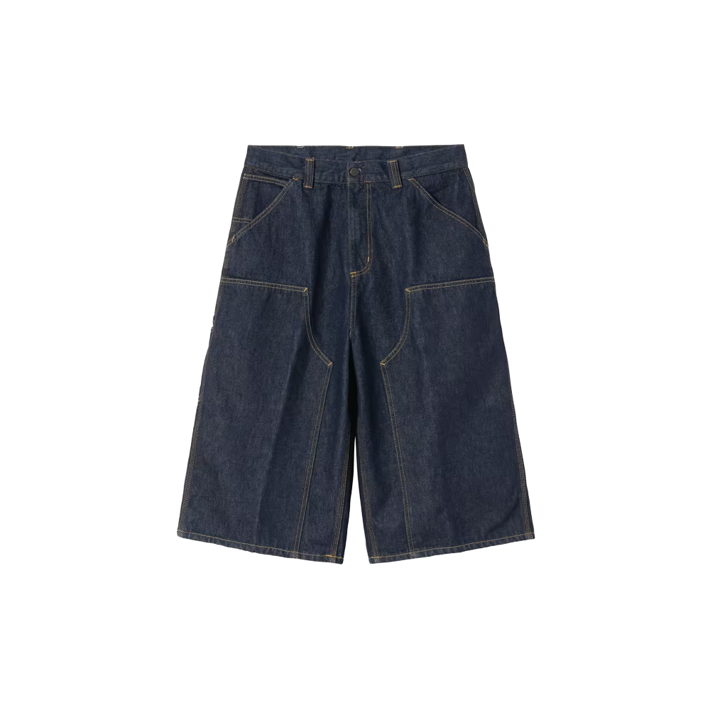 Carhartt WIP OG Double Knee Short (Long) - Blue (Rinsed)