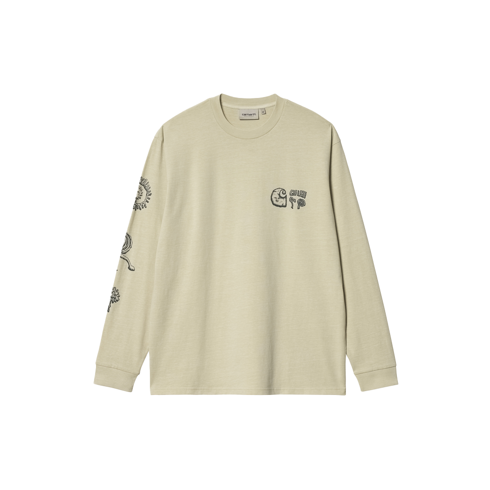 Carhartt WIP L/S Mimetolith T-Shirt - Beryl/Flint