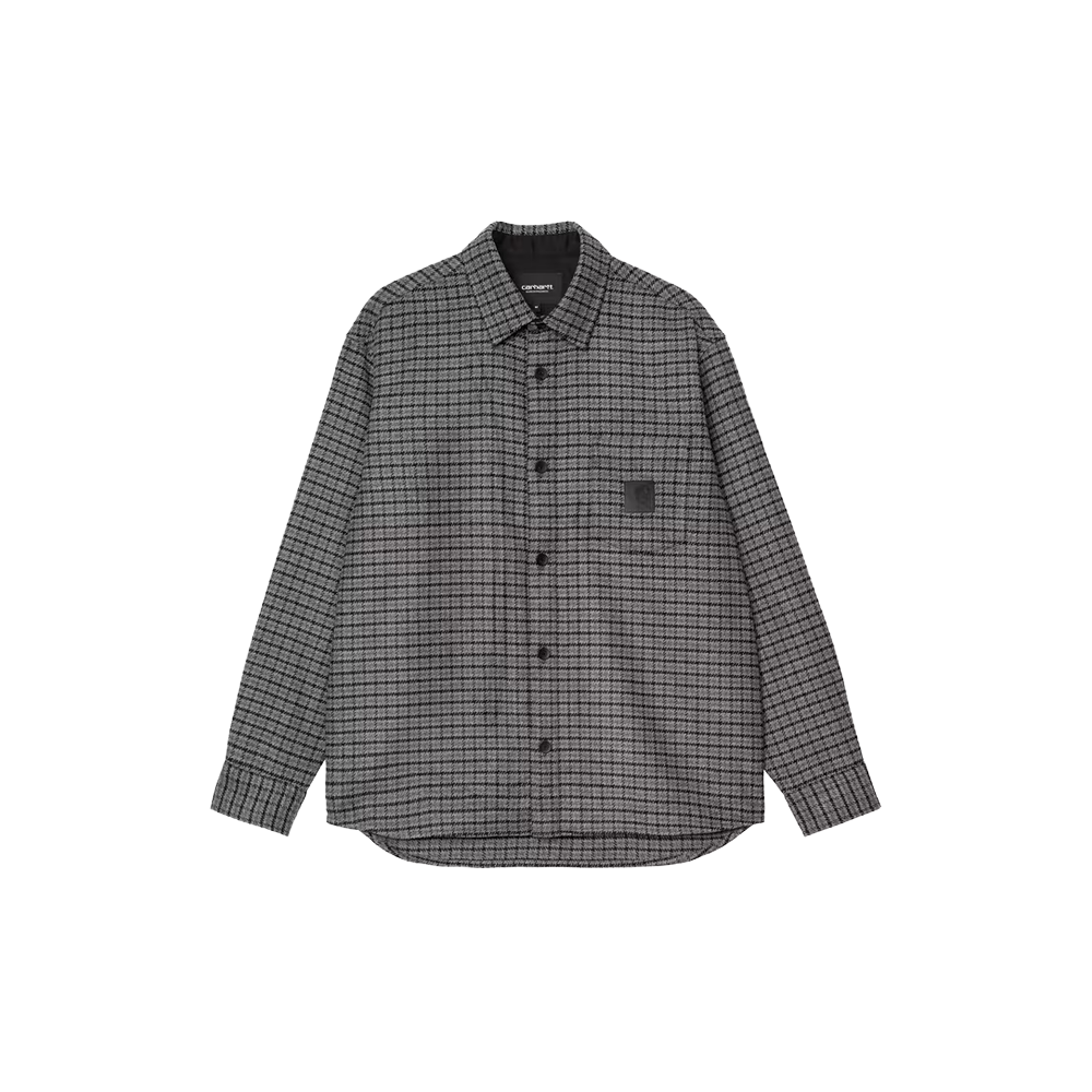 Carhartt WIP L/S Lowis Shirt - Grey Heather