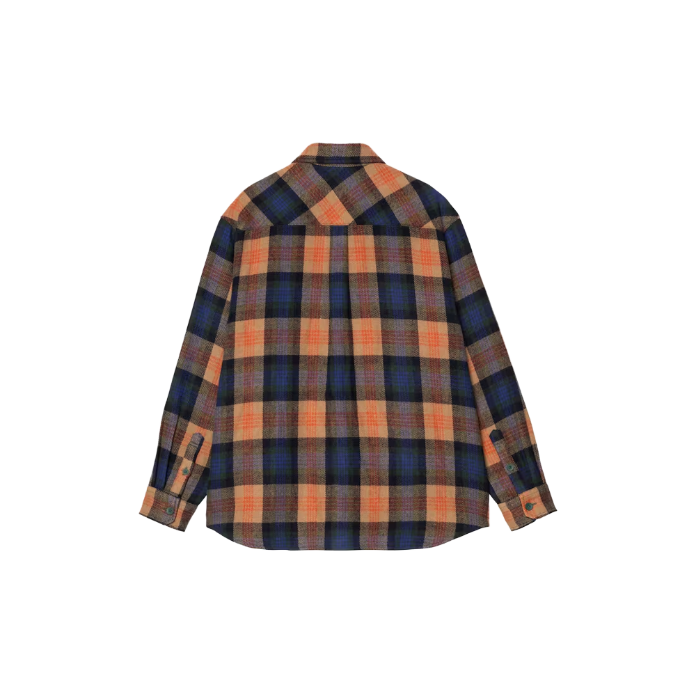 Carhartt WIP L/S Dern Shirt - Dern Check, Sycamore Tree
