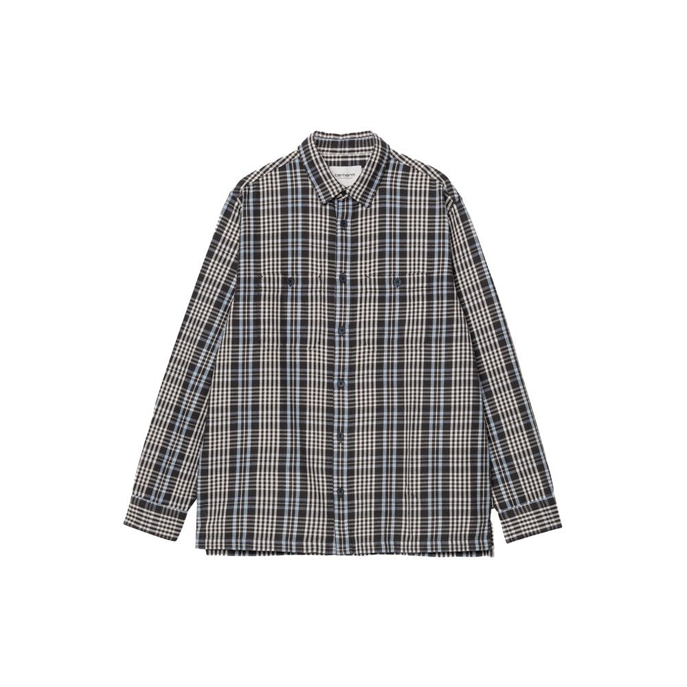 Carhartt WIP L/S Mandlik Shirt - Dark Navy