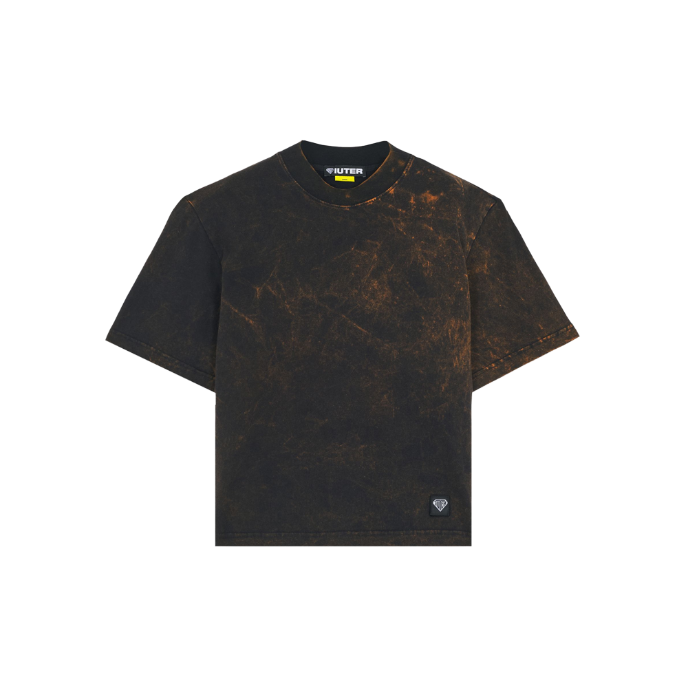 Iuter Label Marble tee - Black