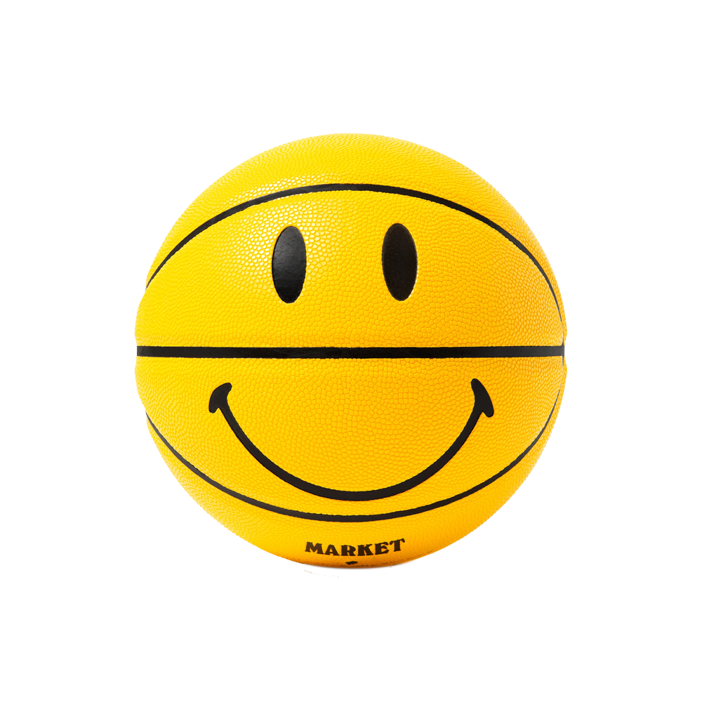 Market Smiley basketball - Yellow