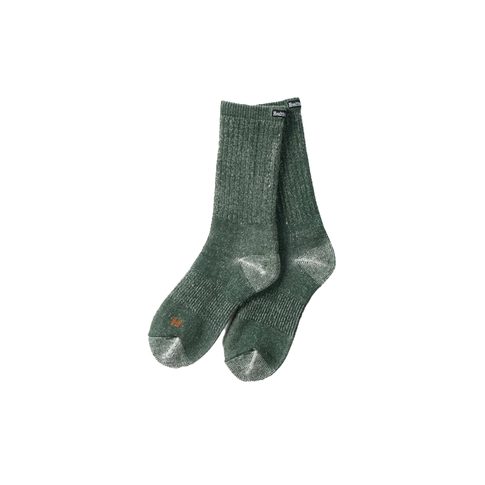 Healthknith merino woll embroidery - Dark Green