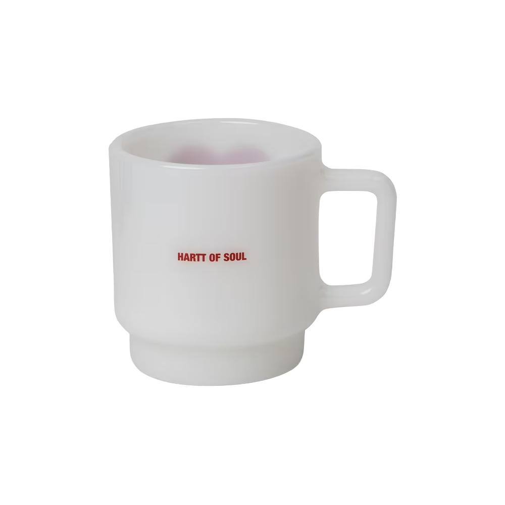 Carhartt WIP Heart Glass Mug - White