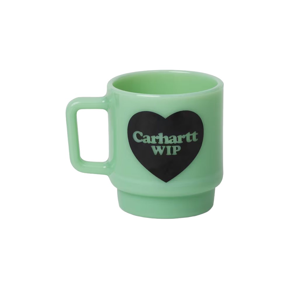 Carhartt WIP Heart Glass Mug - Jade