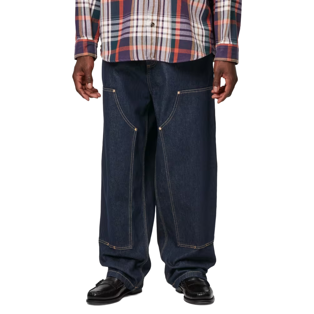 Carhartt WIP Nash Double Knee Pant - Blue Rinsed