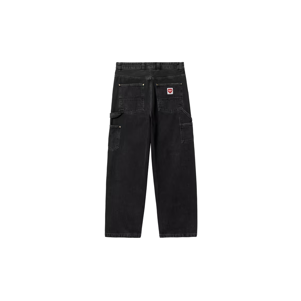 Carhartt WIP Nash Double Knee Pant - Black, Stone washed