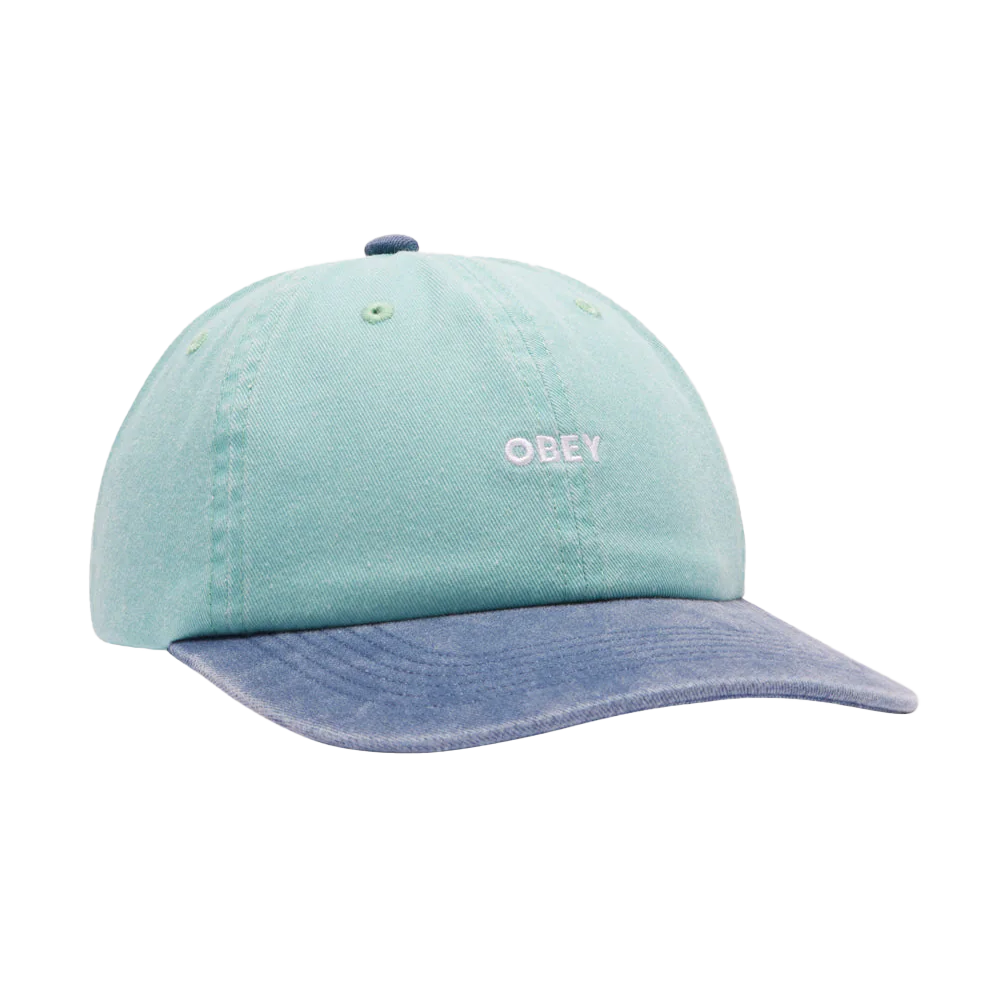 Obey Pigment tone lowercase 6 Panel - Surf Spray