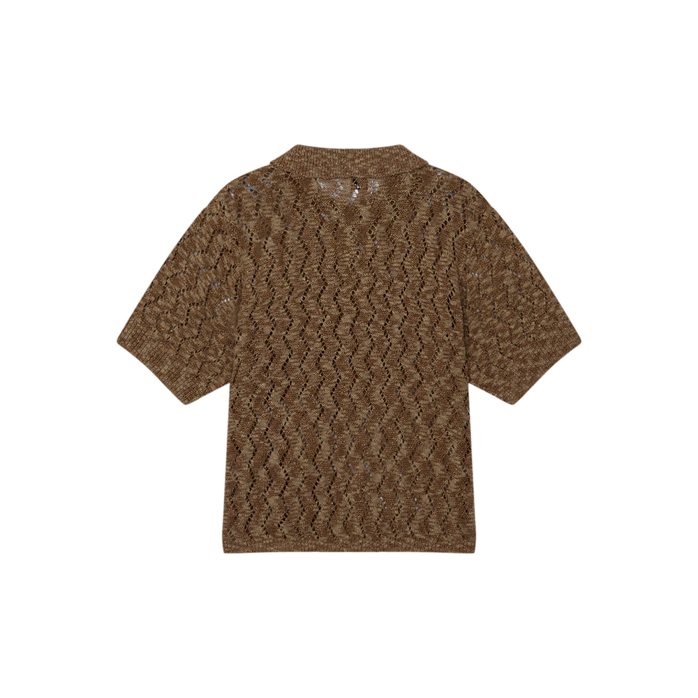 Obey Andre Polo Sweater - Toffee Brown