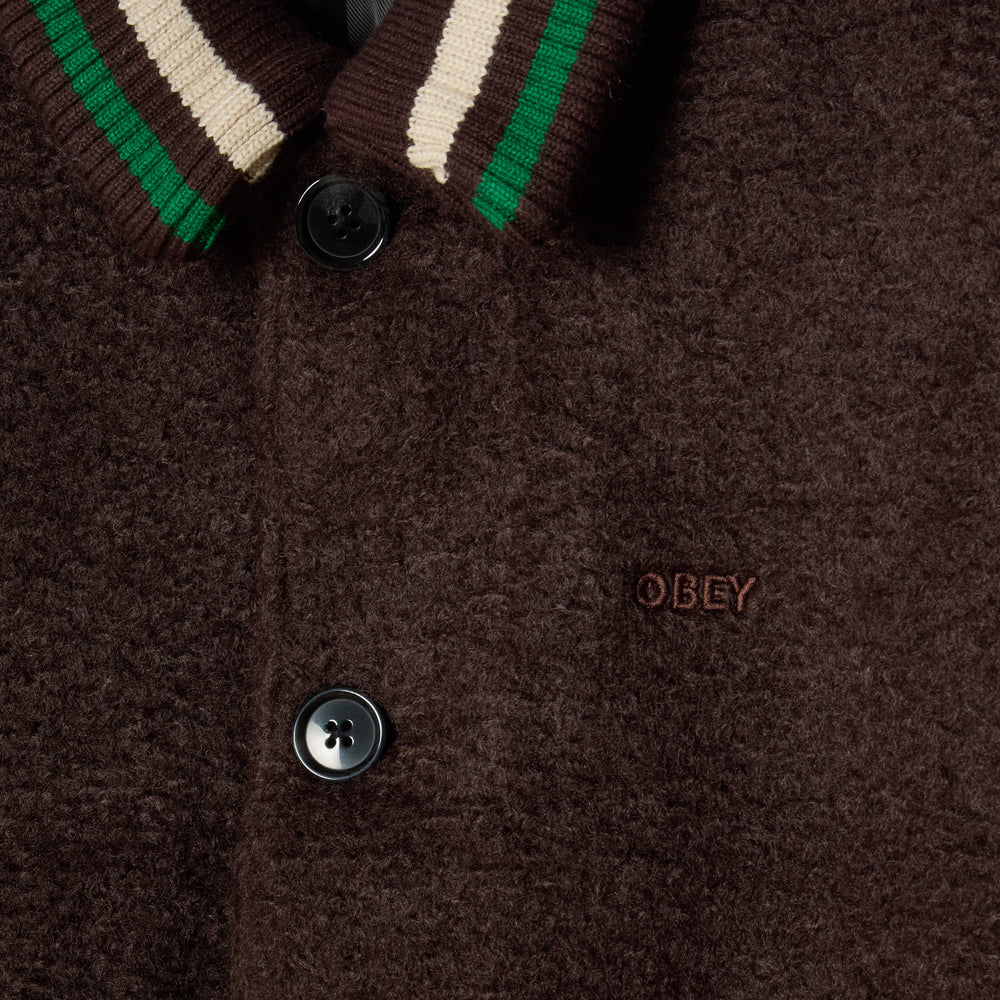 Obey Arden blouson jacket - Java Brown