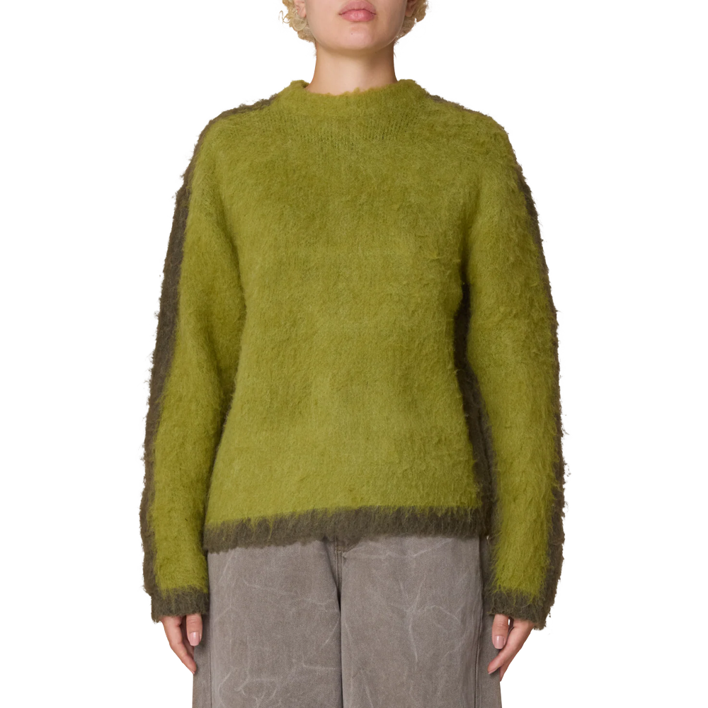 Obey Aura Crew Sweater - Lime