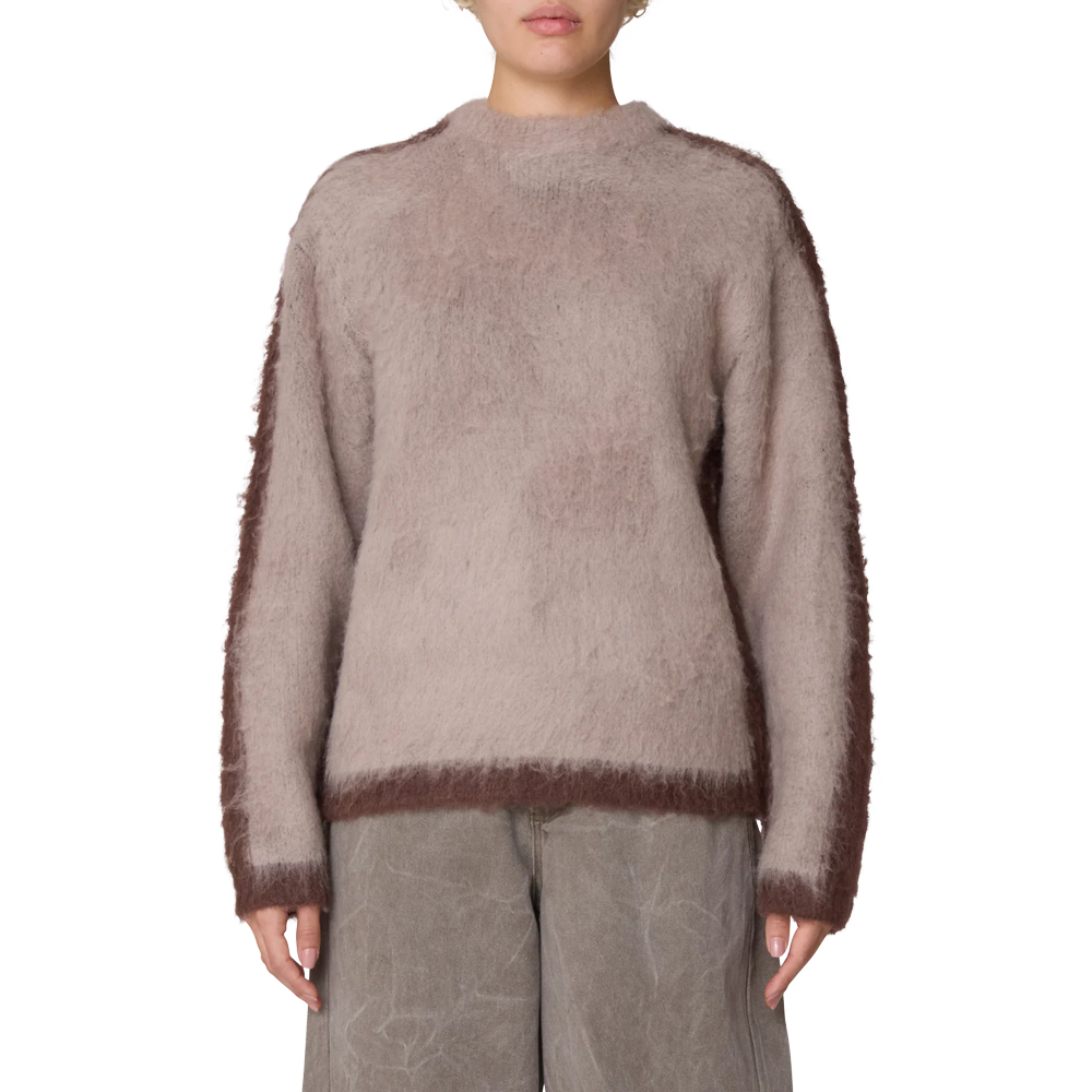 Obey Aura Crew Sweater - Taupe