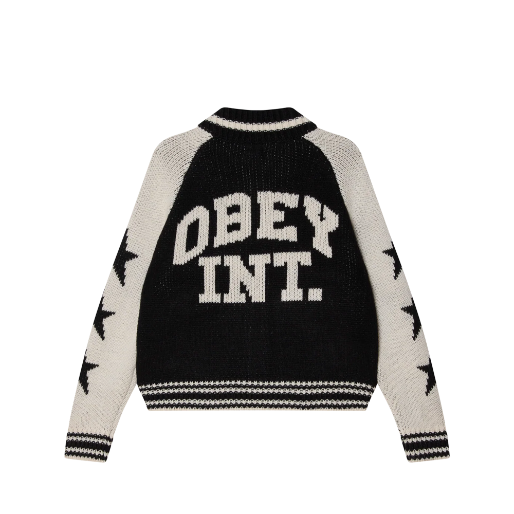 Obey Int. Cowichan sweater - Black