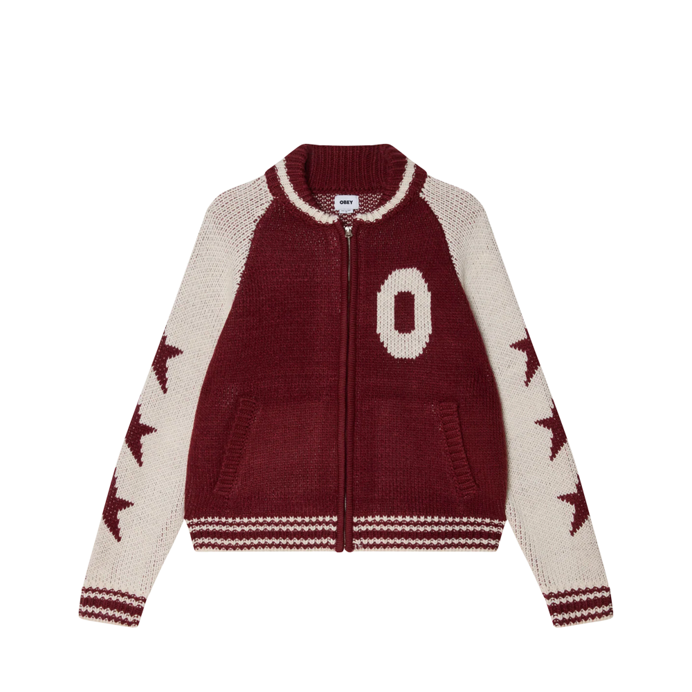 Obey Int. Cowichan sweater - Tawny port