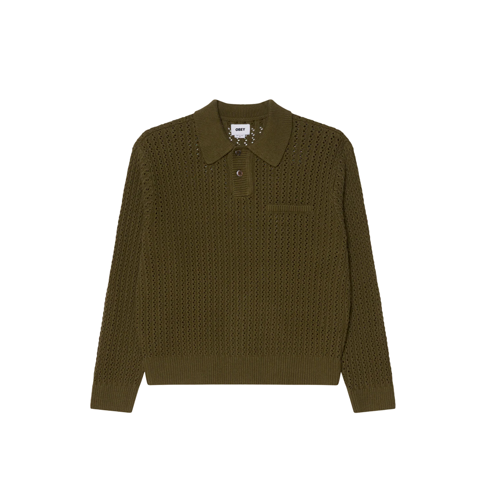 Obey Duane Polo Shirt - Tea Leaf
