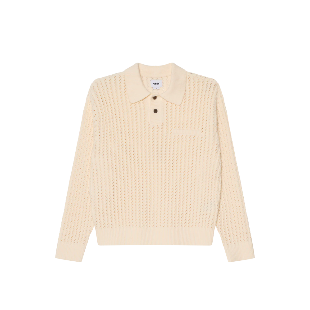Obey Duane Polo Shirt - Natural