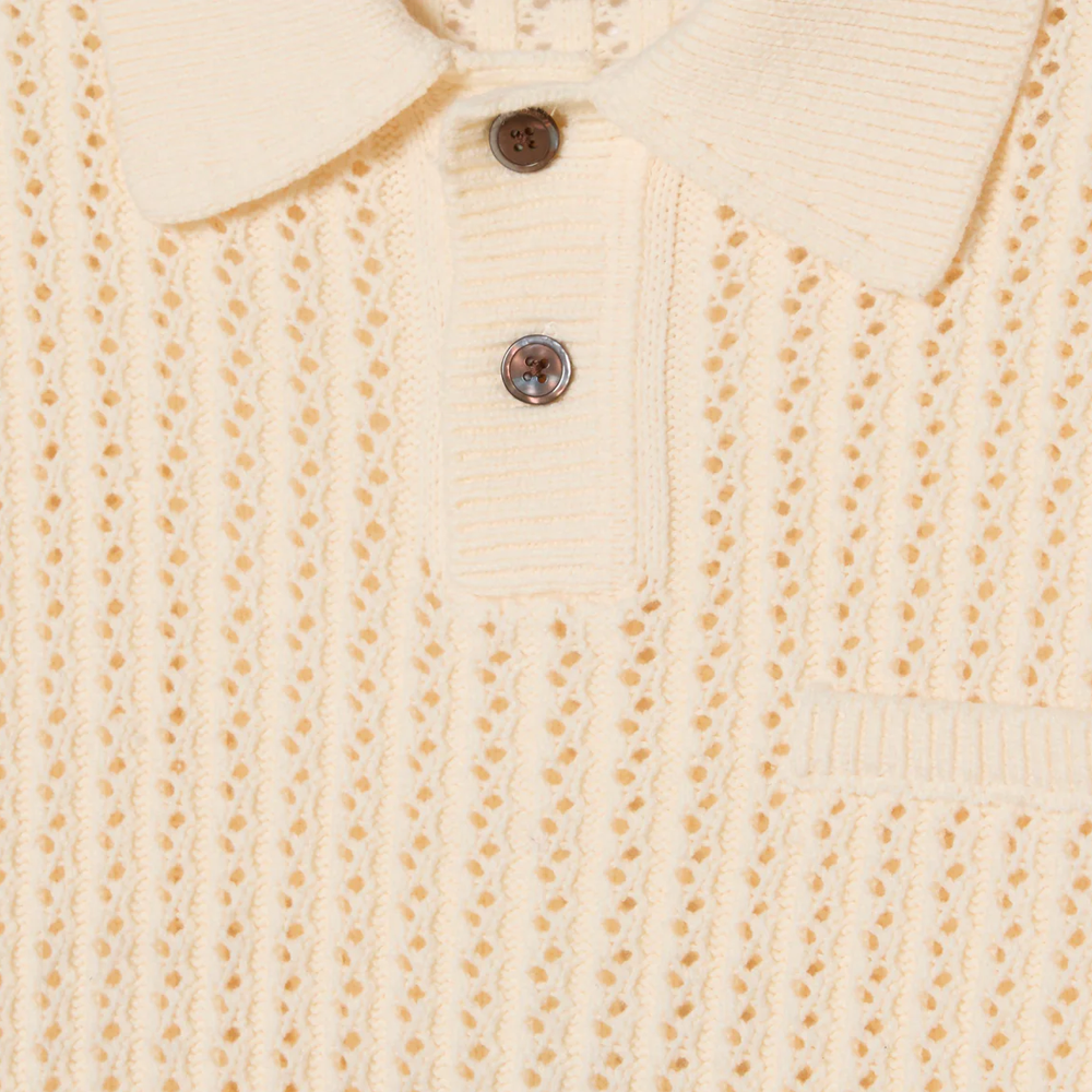 Obey Duane Polo Shirt - Natural