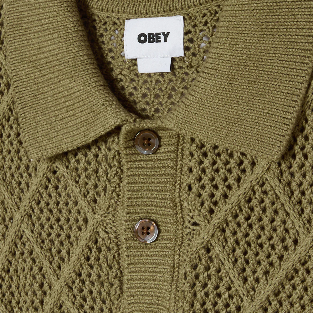 Obey Erik polo sweater - Mermaid