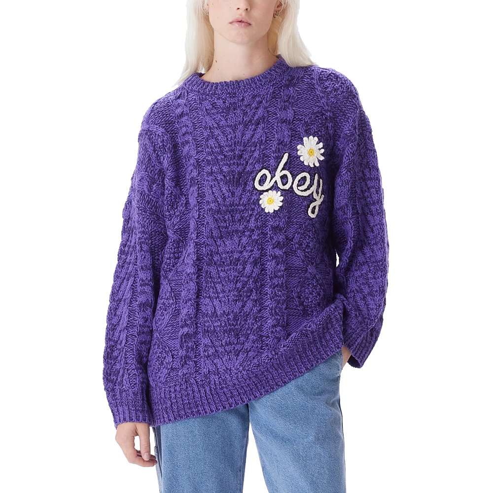 Obey Flora Sweater - Passion Fruit