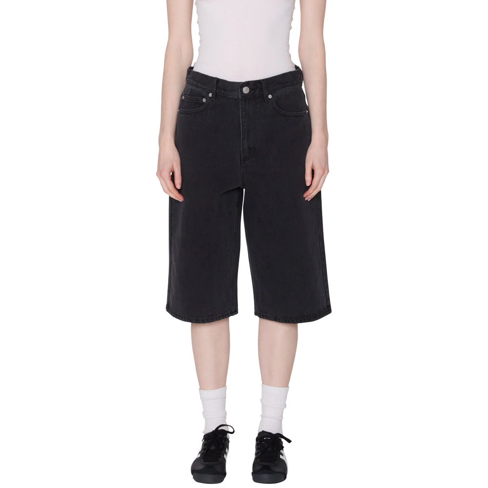 Obey Karina Long denim short - Black