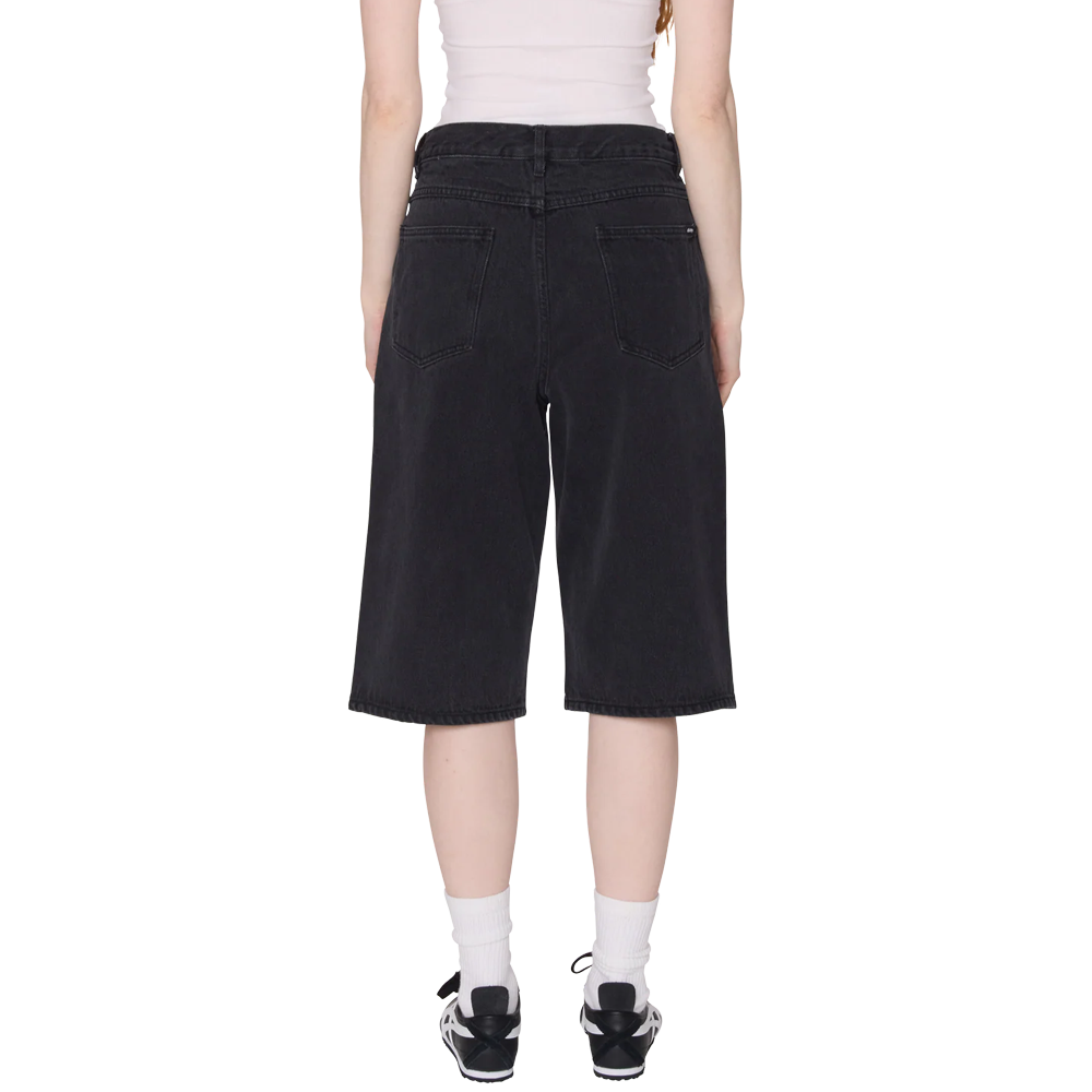 Obey Karina Long denim short - Black