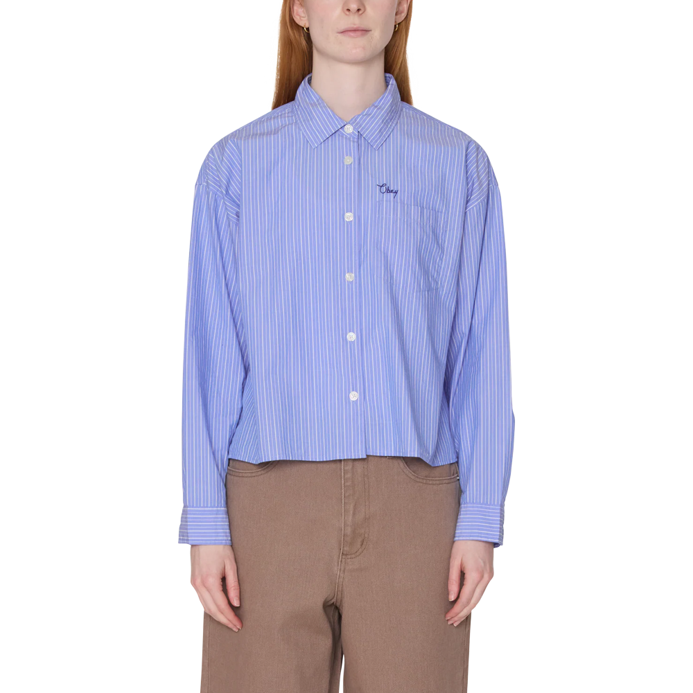 Obey Leisure Stripe shirt - Blue