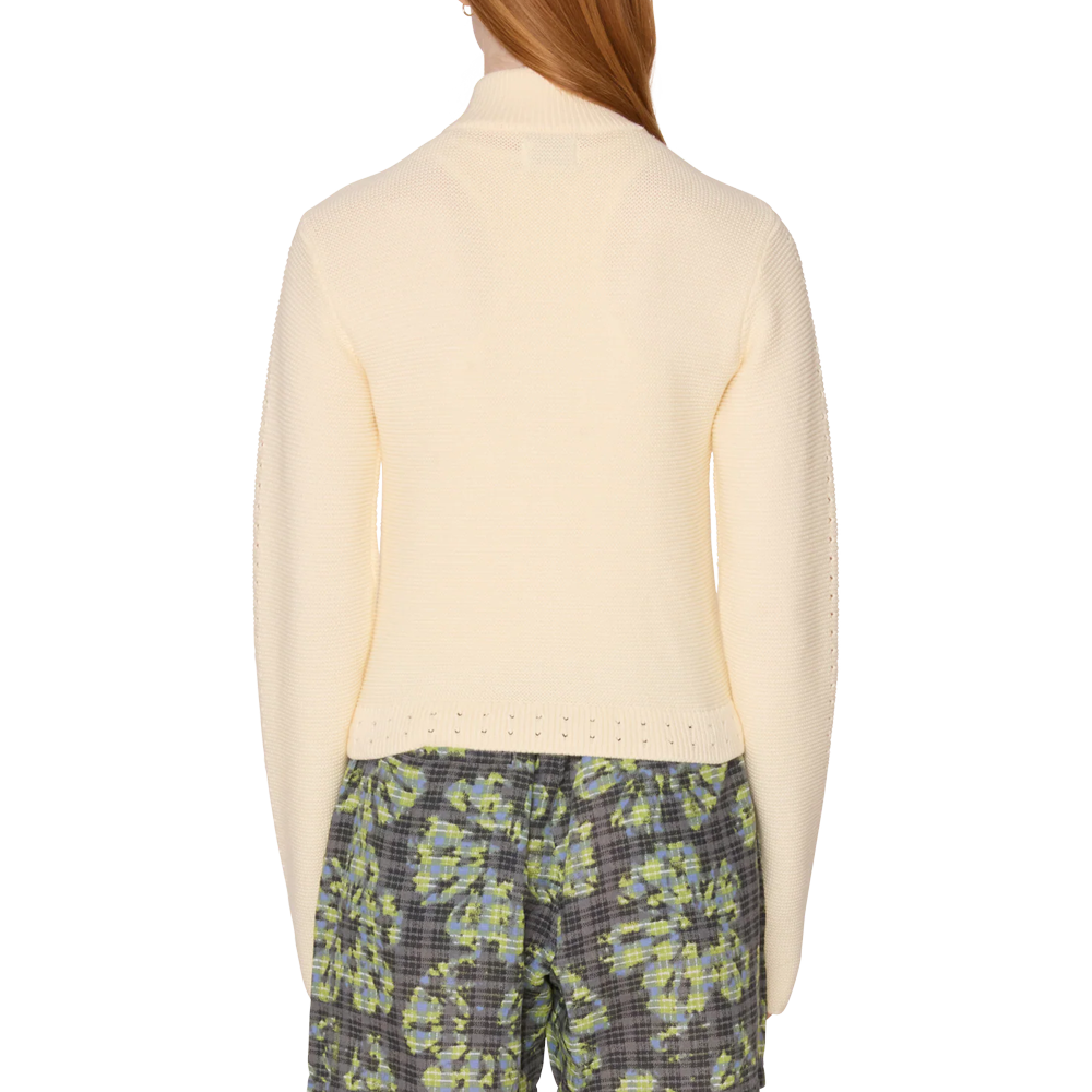 Obey Meredith moch zip sweater - Bone