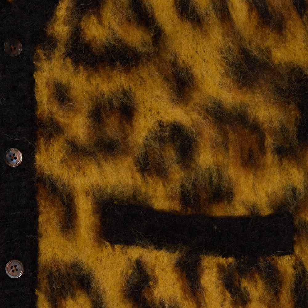 Obey Patron Cardigan - Leopard