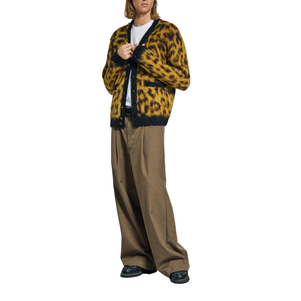 Obey Patron Cardigan - Leopard